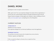 Tablet Screenshot of dan-wong.org